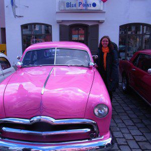 Ford "Shoebox" auf Oldtimertreffen in Bayern