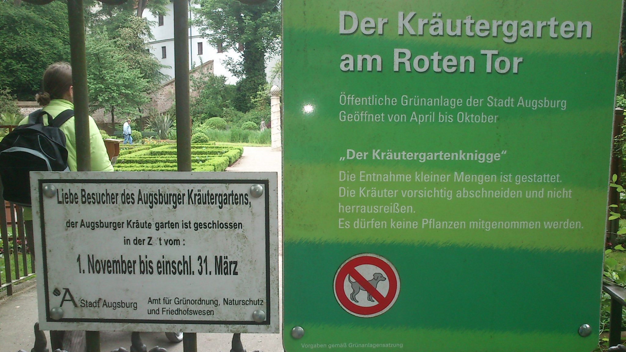 Augsburg: Kräutergarten