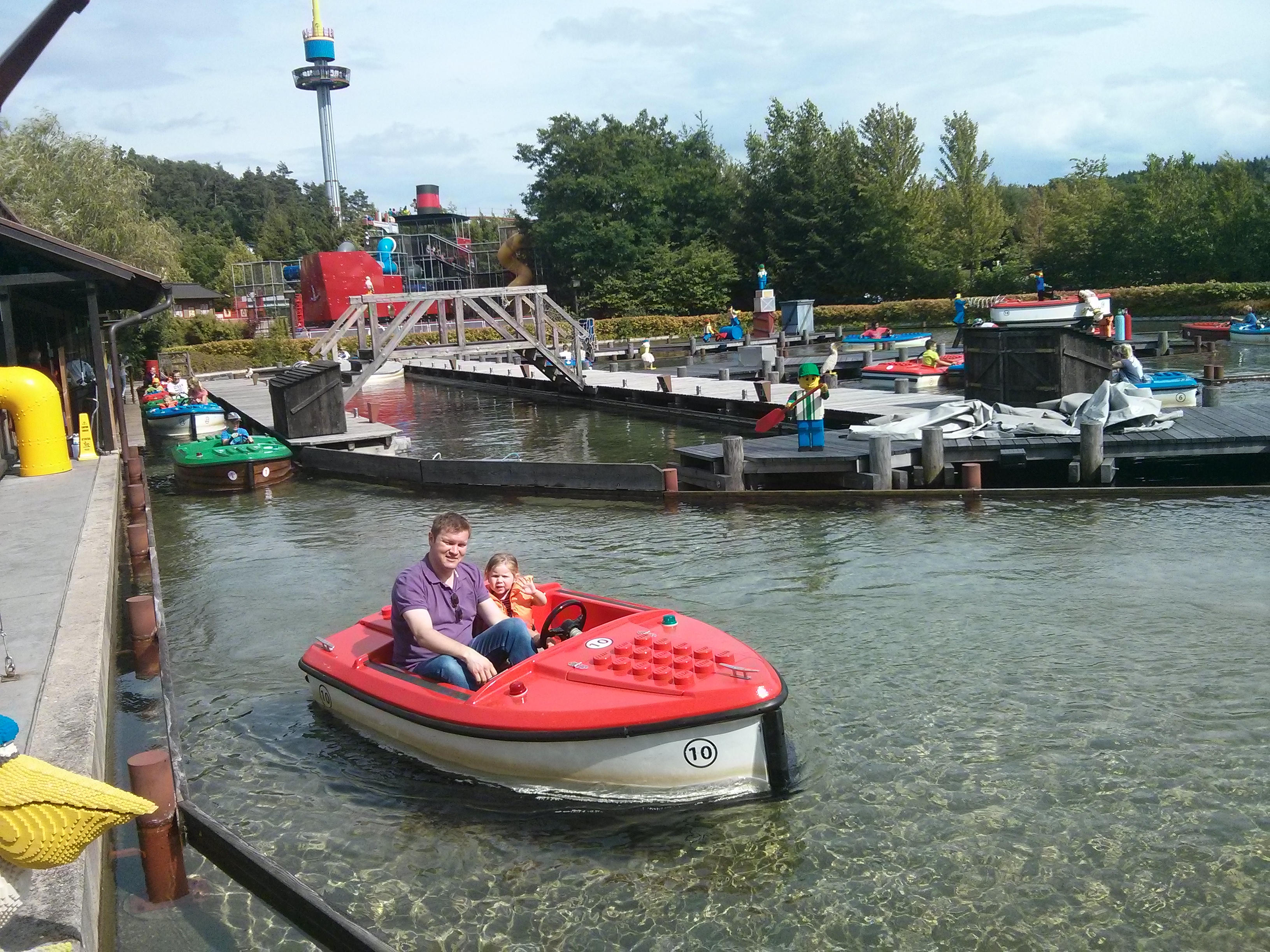 Legoland Boot fahren