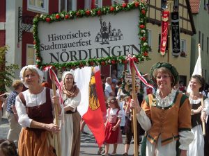 Historischer Umzug in Nördlingen