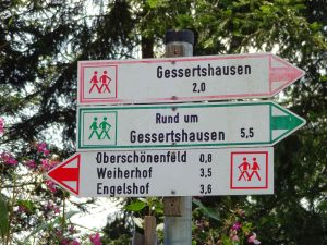 Wandern Gessertshausen Oberschönenfeld