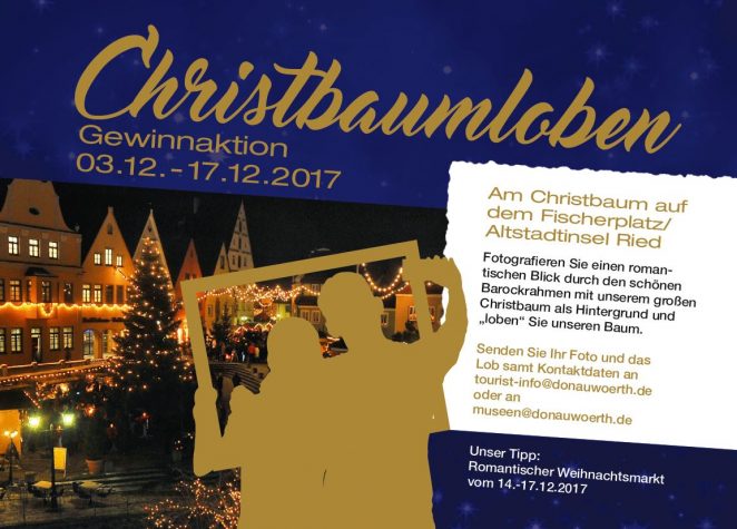 Postkarte Christbaumloben Donauwörth