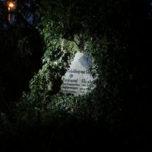 Grabmal auf dem alten Friedhof in Leipheim