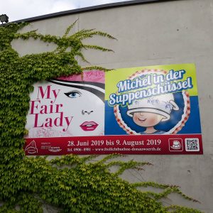 „ Michel in der Suppenschüssel “ Freilichtbühne Donauwörth Plakat