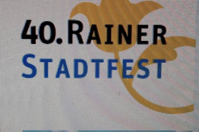 Stadtfest Rain am Lech Logo