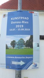 Kunstpfad Donau Ries 2019 Plakat