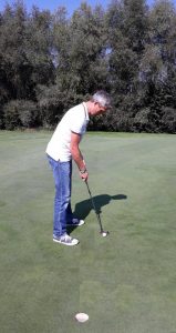 Golfclub Dillingen Abschlag üben
