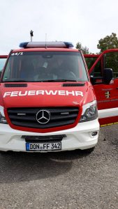 Schwäbischer Feuerwehrtag Fahrzeug Frontansicht