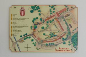 Schloss Blumenthal Übersichtsplan