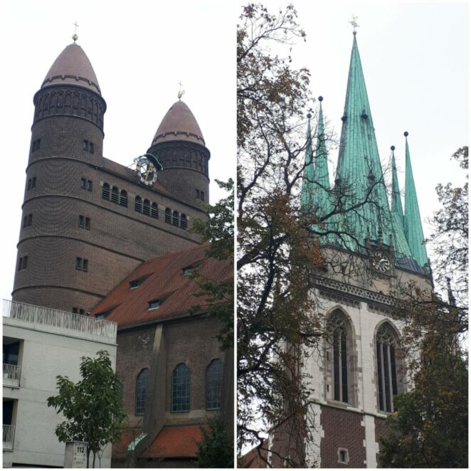 St. Georgskirche und Pauluskirche Ulm