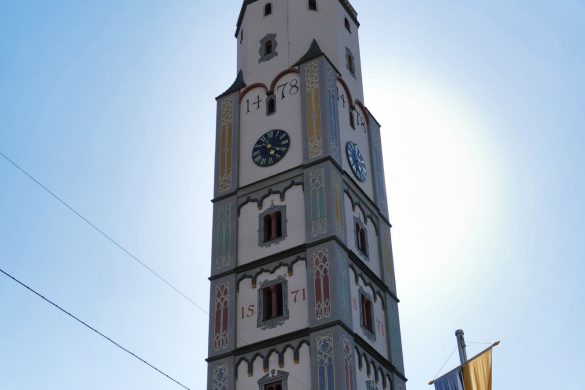 Foto: Schimmelturm am Lauinger Marktplatz | (c) Stefanie Rösch