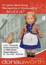 Sonderausstellung im Käthe-Kruse-Puppen-Museum in Donauwörth